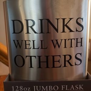Tall drinking flask